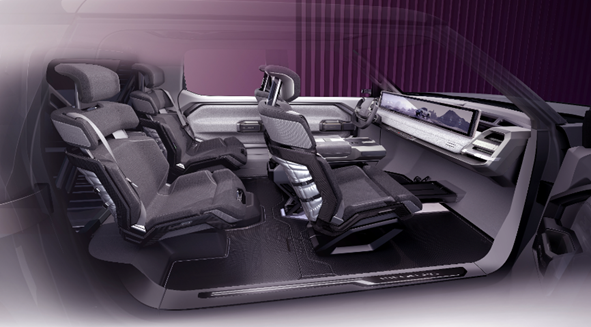 SAIC MAXUS "Large Pure Electric Performance Pickup" GST Concept Car