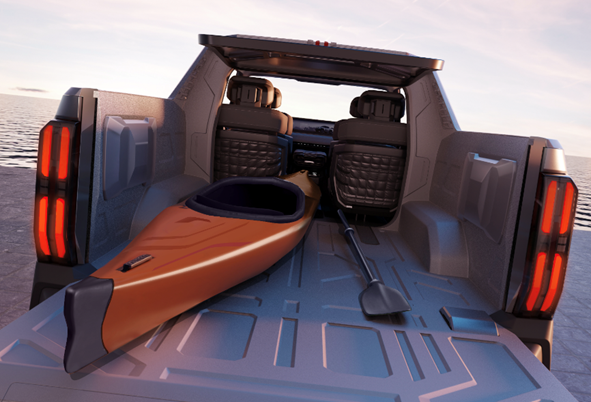 SAIC MAXUS "Large Pure Electric Performance Pickup" GST Concept Car